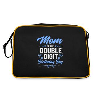 22nd birthday Ten year of birth Date of birth - Retro Bag - black/gold - Back