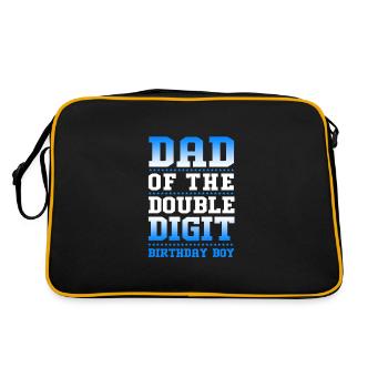 21st birthday Ten year of birth Date of birth - Retro Bag - black/gold - Back