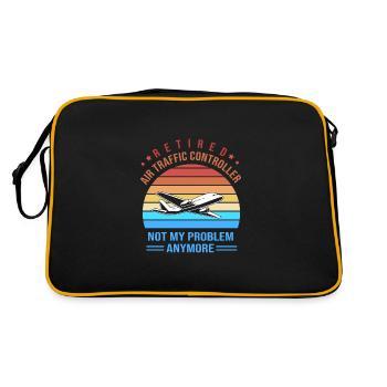 Air traffic controller - Retro Bag - black/gold - Back