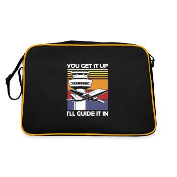 Air traffic controller - Retro Bag - black/gold - Back