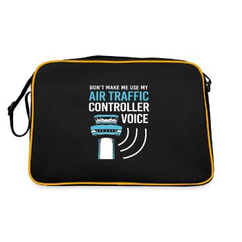 Air traffic controller - Retro Bag - black/gold - Back