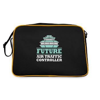 Air traffic controller - Retro Bag - black/gold - Back