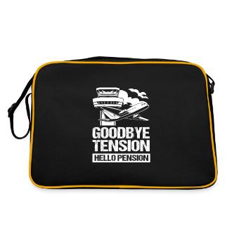 Air traffic controller - Retro Bag - black/gold - Back