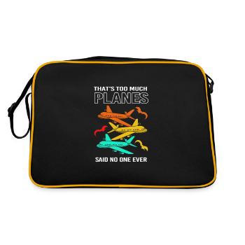 Air traffic controller - Retro Bag - black/gold - Back