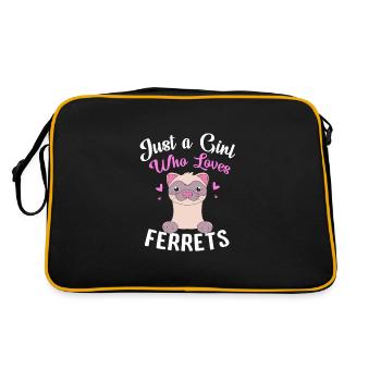 Furet - Sac Retro - noir/or - Dos