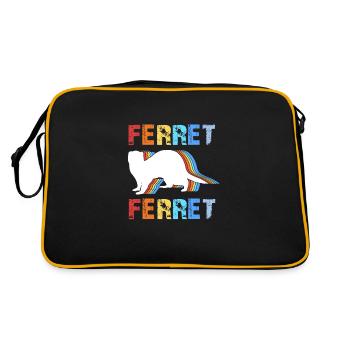 Furet - Sac Retro - noir/or - Dos