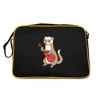 Furet - Sac Retro - noir/or - Dos