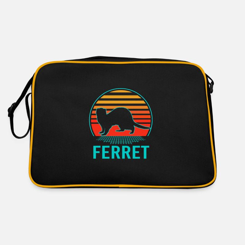 Frettchen Retro Tasche