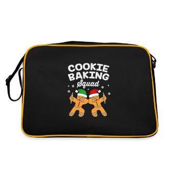 bonhomme en pain d’épice Coeur en pain d’épice Snacking en pain d’épice - Sac Retro - noir/or - Dos