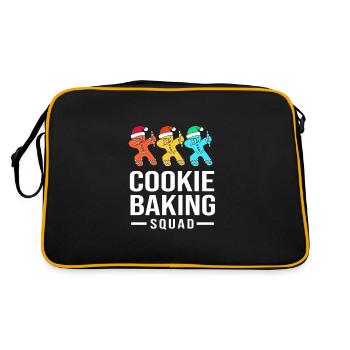 bonhomme en pain d’épice Coeur en pain d’épice Snacking en pain d’épice - Sac Retro - noir/or - Dos