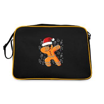 bonhomme en pain d’épice Coeur en pain d’épice Snacking en pain d’épice - Sac Retro - noir/or - Dos