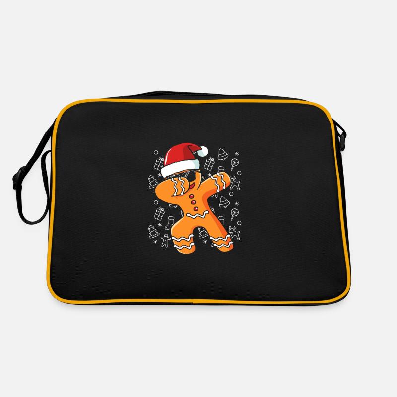 Lebkuchenmann Lebkuchenherz Lebkuchen Naschen Retro Tasche