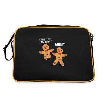 bonhomme en pain d’épice Coeur en pain d’épice Snacking en pain d’épice - Sac Retro - noir/or - Dos