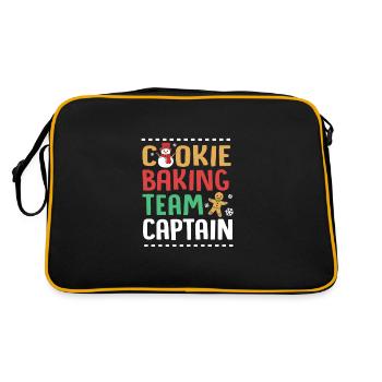 bonhomme en pain d’épice Coeur en pain d’épice Snacking en pain d’épice - Sac Retro - noir/or - Dos