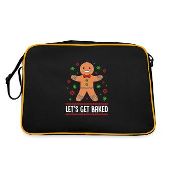 bonhomme en pain d’épice Coeur en pain d’épice Snacking en pain d’épice - Sac Retro - noir/or - Dos