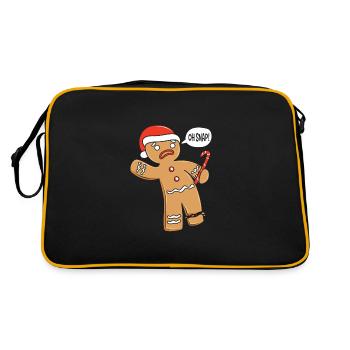 bonhomme en pain d’épice Coeur en pain d’épice Snacking en pain d’épice - Sac Retro - noir/or - Dos