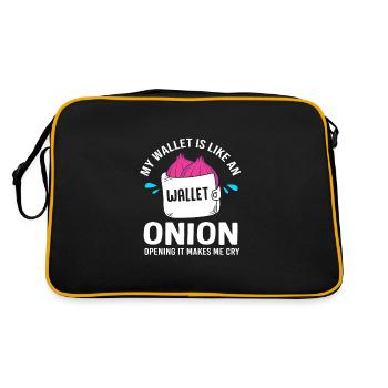 Onion - Retro Bag - black/gold - Back