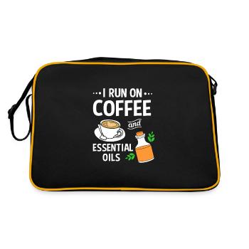 Huile essentielle - Sac Retro - noir/or - Dos