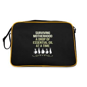 Huile essentielle - Sac Retro - noir/or - Dos
