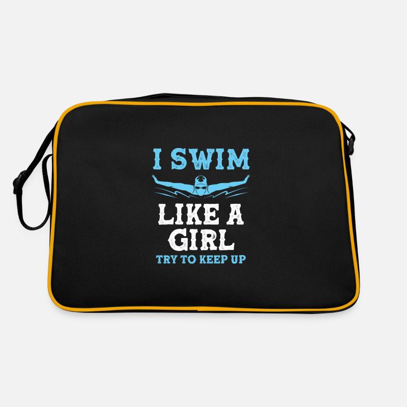 Natation Nageurs Piscine Moniteurs de natation Sac Retro
