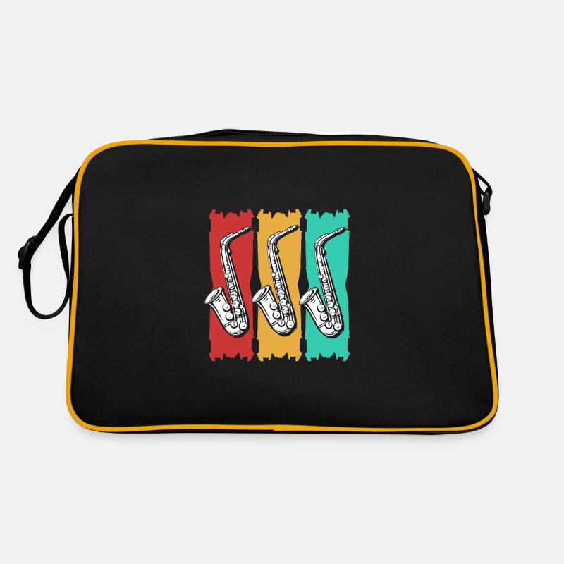 Saxophon Saxophonist Retro Tasche