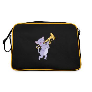 Trombone - Sac Retro - noir/or - Dos