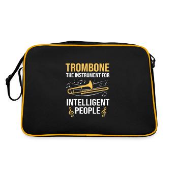 Trombone - Sac Retro - noir/or - Dos