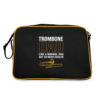Trombone - Sac Retro - noir/or - Dos