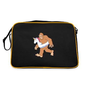 Fête à la piscine - Sac Retro - noir/or - Dos