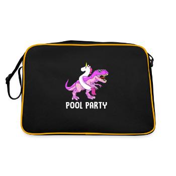 Fête à la piscine - Sac Retro - noir/or - Dos