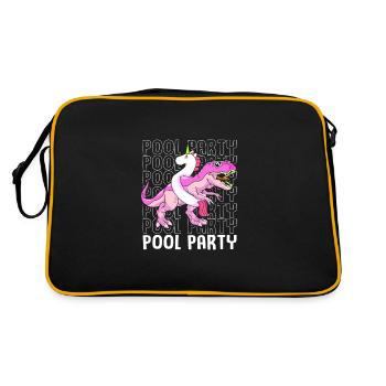 Fête à la piscine - Sac Retro - noir/or - Dos