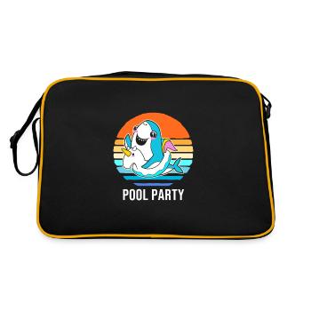 Fête à la piscine - Sac Retro - noir/or - Dos