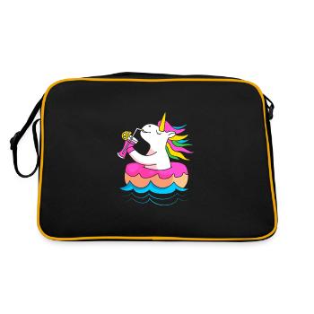 Fête à la piscine - Sac Retro - noir/or - Dos