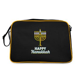 Hanoucca - Sac Retro - noir/or - Dos