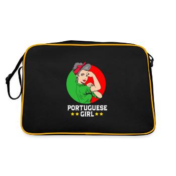 Portugal - Sac Retro - noir/or - Dos