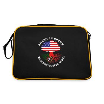 Portugal - Sac Retro - noir/or - Dos