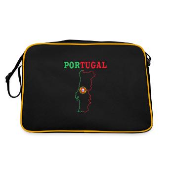 Portugal - Sac Retro - noir/or - Dos