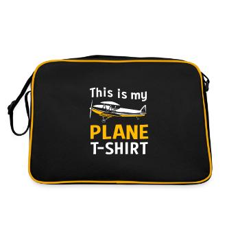 Pilote d’avion - Sac Retro - noir/or - Dos