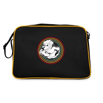 Werewolf - Retro Bag - black/gold - Back