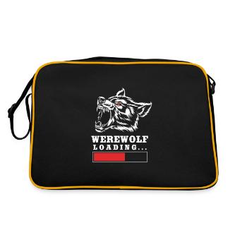 Werewolf - Retro Bag - black/gold - Back