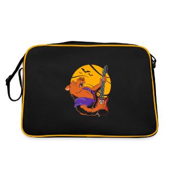 Werewolf - Retro Bag - black/gold - Back