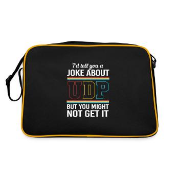 Cybersecurity Cyber Programmer Hacker - Retro Bag - black/gold - Back