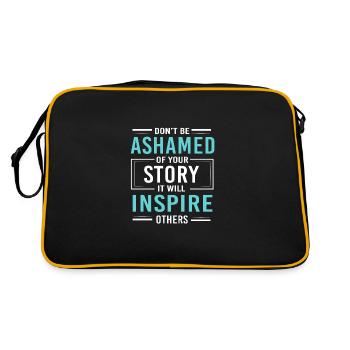 Drug-free addiction addicted - Retro Bag - black/gold - Back