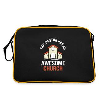 Pasteur - Sac Retro - noir/or - Dos