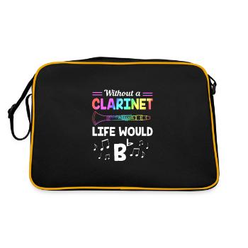 Clarinet - Retro Bag - black/gold - Back