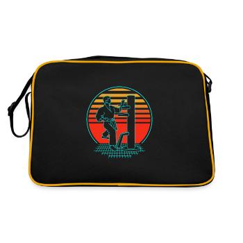 Wing Chun - Retro Bag - black/gold - Back
