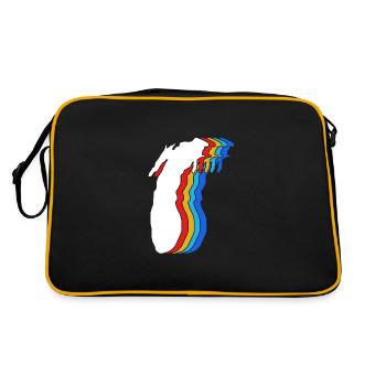 Grands Lacs - Sac Retro - noir/or - Dos