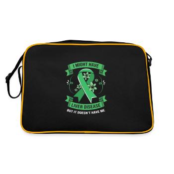 Liver disease - Retro Bag - black/gold - Back