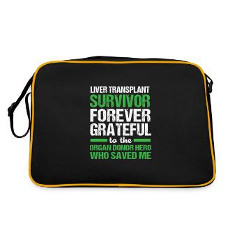 Liver disease - Retro Bag - black/gold - Back