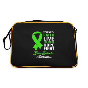 Liver disease - Retro Bag - black/gold - Back